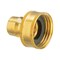 Plumb Pak Plumb Pak Brass 3/4 in. D X 3/4 in. D Hose Connector 1 pk PP850-19 - alternate 1